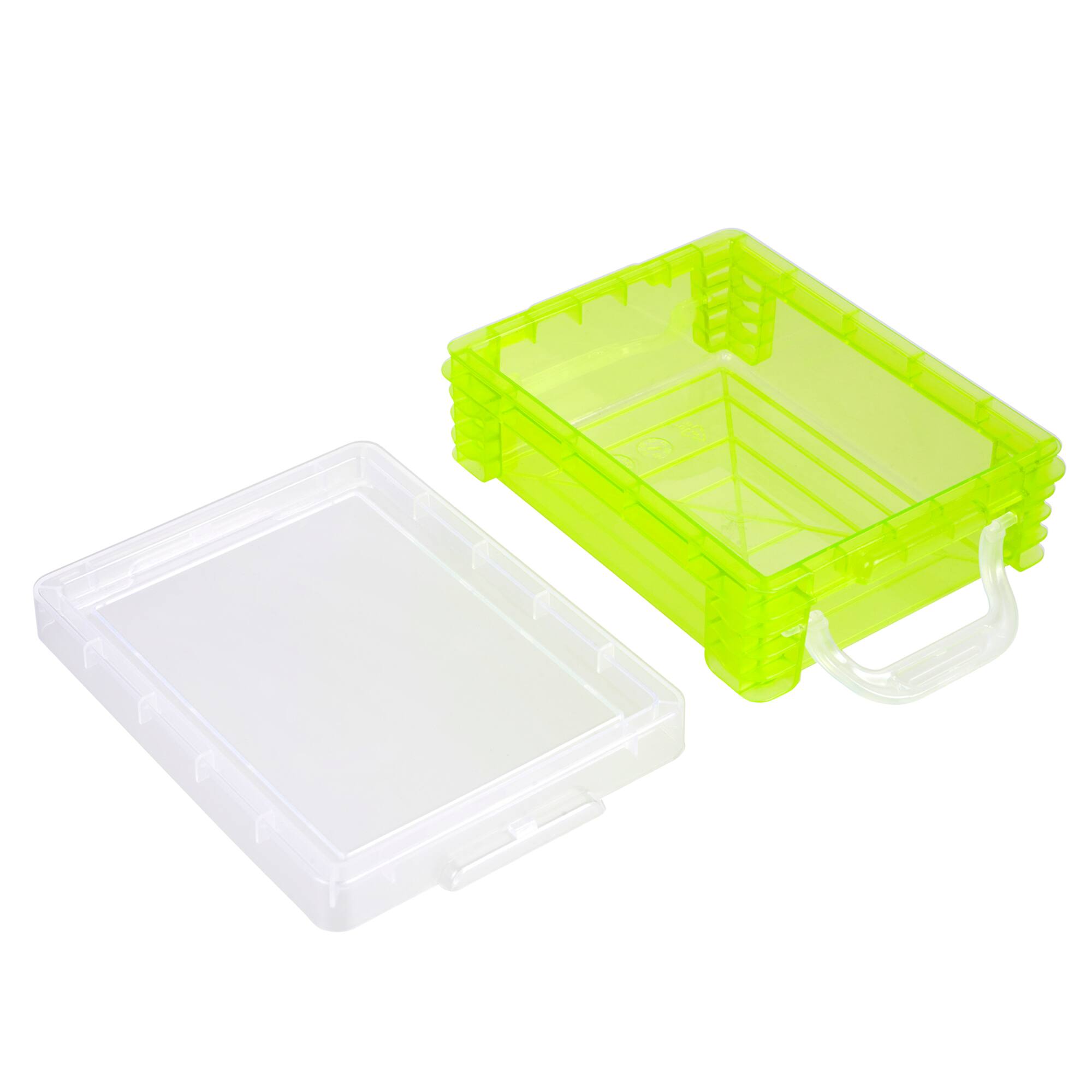 36 Pack: Green Stacking Crayon Box by Simply Tidy™
